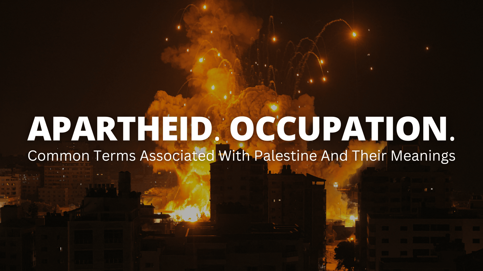 ‘Apartheid, Ceasefire, Intifada’: Common Terms Associated With Palestine And Their Meanings In English-Hindi